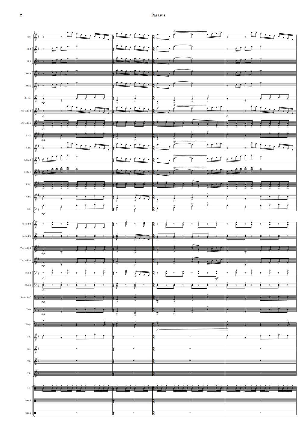 Pegasus- Score ONLY