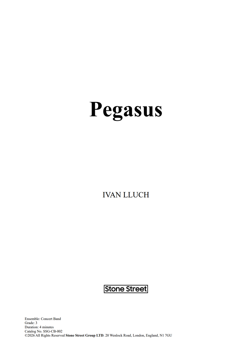 Pegasus- Score ONLY